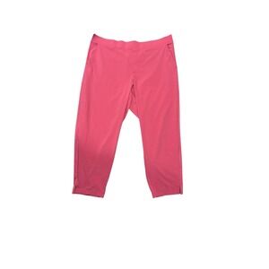 Athleta Brooklyn Ankle Pants Women's Size 20 Pink Casual Stretch Career